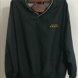 Vintage Chrysler Five Star Pullover Windbreaker